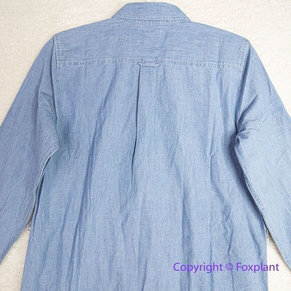 NEW J. Crew Classic-fit Chambray Shirt dress, size 2 - Picture 12 of 16